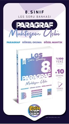 Resim 8.Sınıf MUHTEŞEM ÜÇLÜ PARAGRAF SORU BANKASI